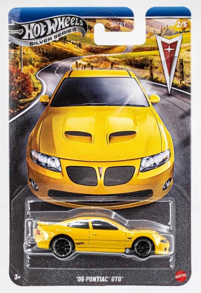 Hot Wheels Silver Series 1:64 Tekli Arabalar - 06 PONTIAC GTO